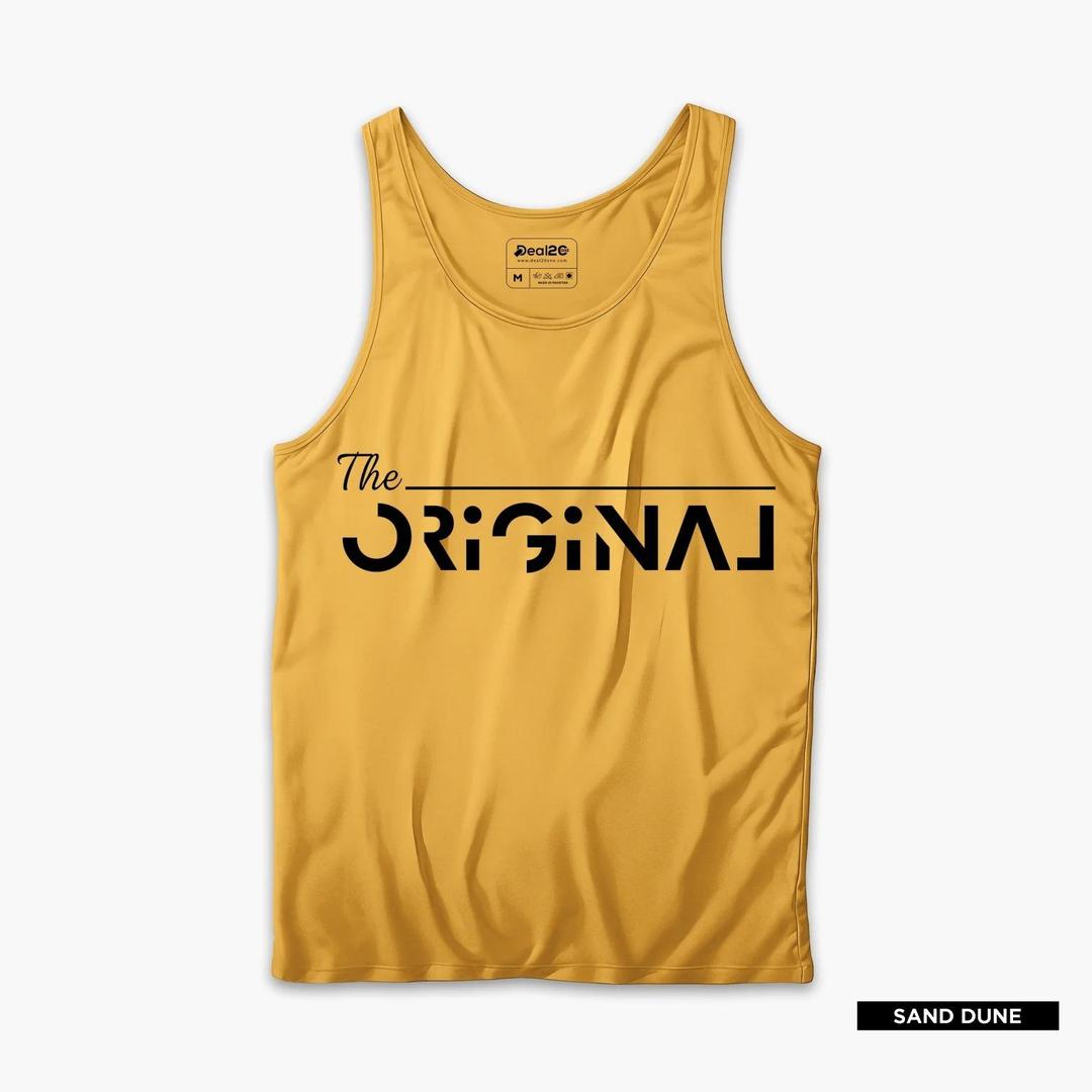 Men's Dri Fit Sando Shirt – Pack of 3 (Black, Grey, Yellow)