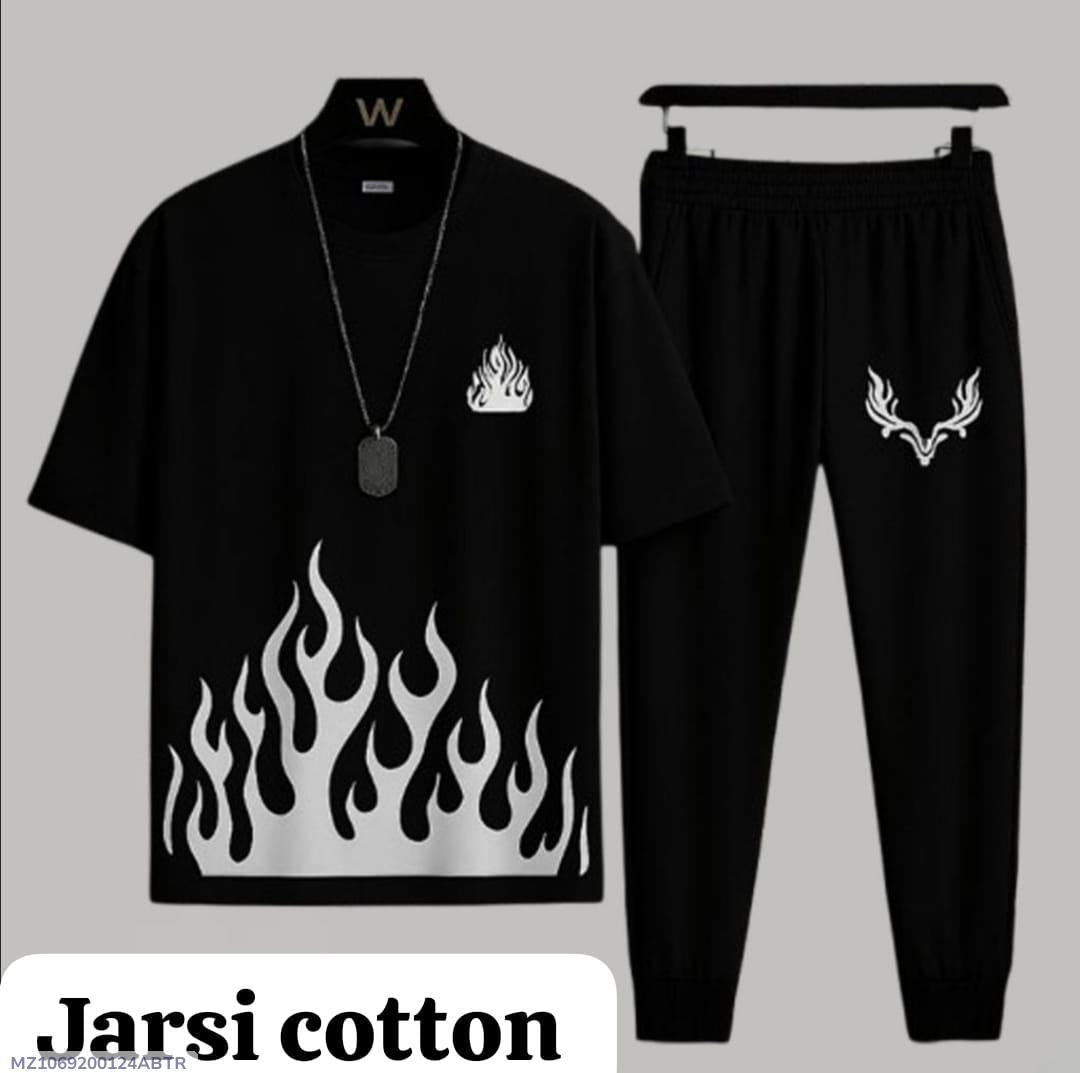 Men's Colorblock Track Suit – Stylish 2-Piece Activewear Set