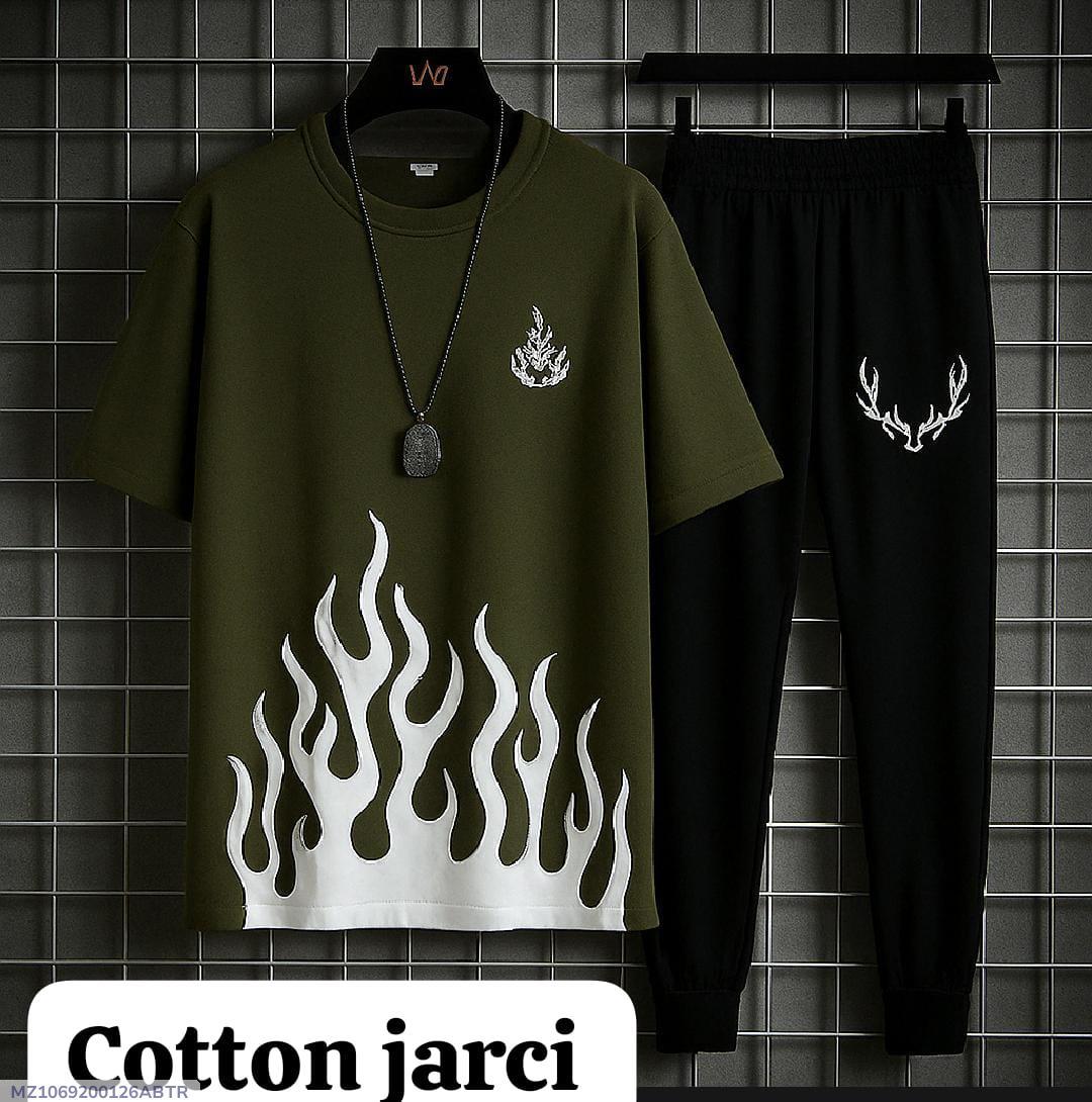 Men's Colorblock Track Suit – Stylish 2-Piece Activewear Set