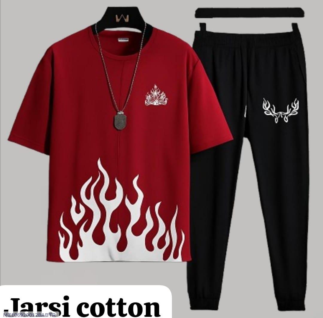 Men's Colorblock Track Suit – Stylish 2-Piece Activewear Set