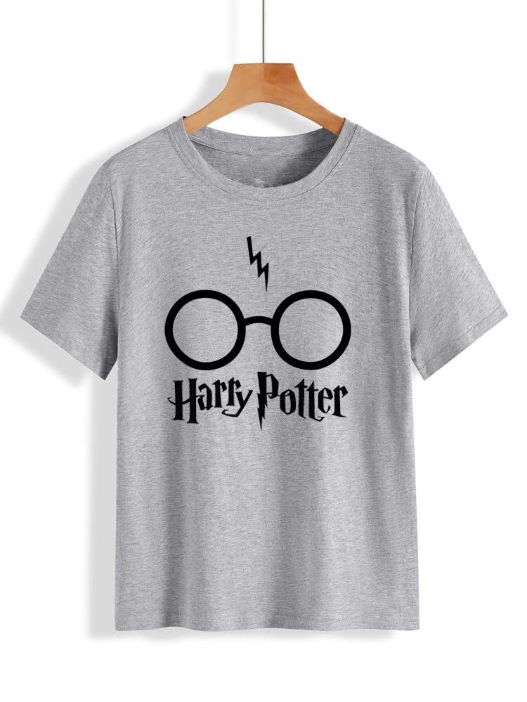 Harry Potter Graphic Tee – Brown | Unisex Cotton T-Shirt