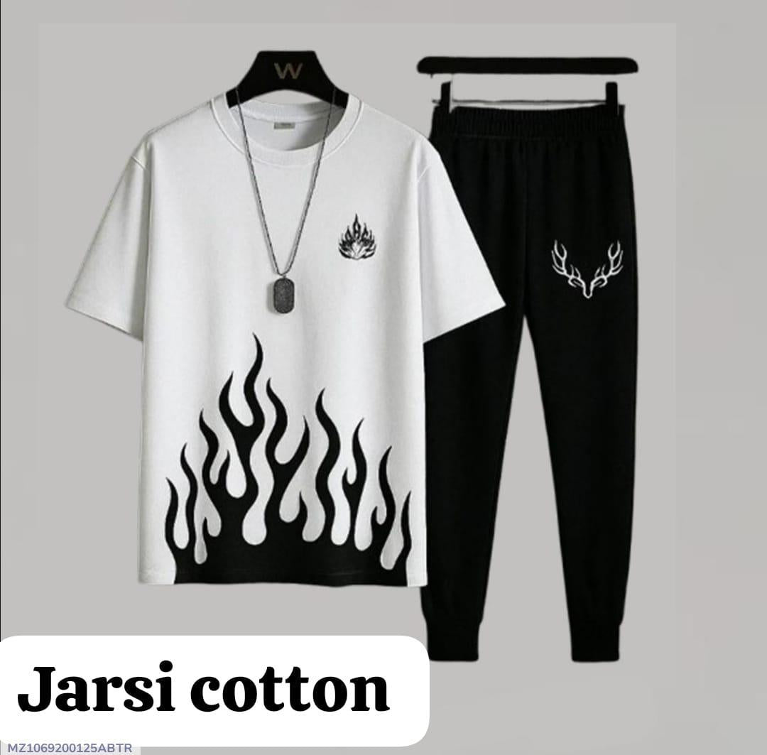 Men's Colorblock Track Suit – Stylish 2-Piece Activewear Set