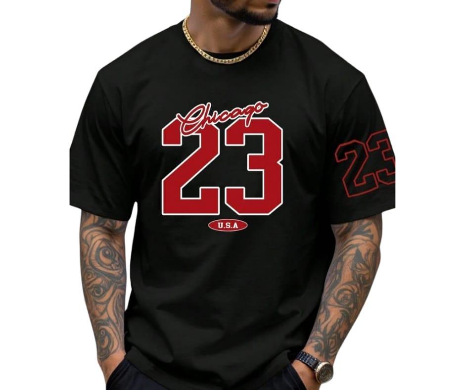 Men's Flame Print Jersey Cotton T-Shirt

- 4 Colors (Yellow, Brown, White, Black) Graphic Sublimation, Round Neck (M-L-XL)